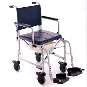 Image Produit Chaise de douche mobile à pousser Invacare Lima H263