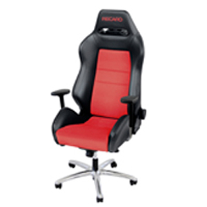 Image Produit Siège de bureau Recaro Office Speed Dinamica Rouge simili cuir noir