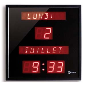 Image Produit Horloge Calendrier Digitale