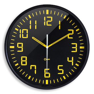 Image Produit Horloge Silencieuse Contraste