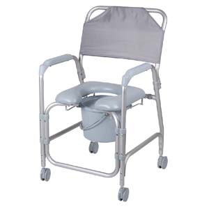 Image Produit Chaise mobile de douche et de toilettes Mahina