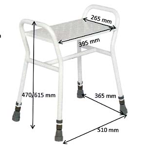 Image Produit Tabouret de douche avec accoudoirs