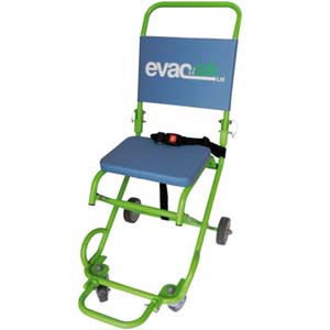 Image Produit Chaise portoir 4 roues Evacusafe