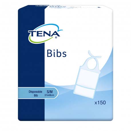 Image Produit Tena Bib Protection de repas Taille S/M