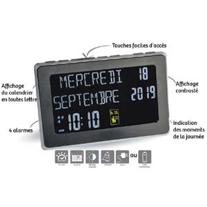 Image Produit Petite horloge Calendrier Référence