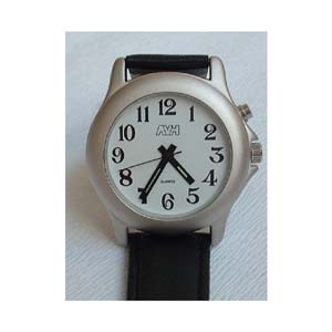 Image Produit Montre parlante avec boîtier acier brossé