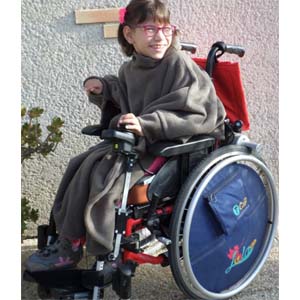 Image Produit Cape polaire pour fauteuil roulant Enfant/Adulte