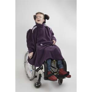 Image Produit Cape polaire Tess pour fauteuil roulant avec corset siège Enfant/Adulte