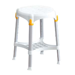 Image Produit Tabouret de douche Capri rond avec plateau