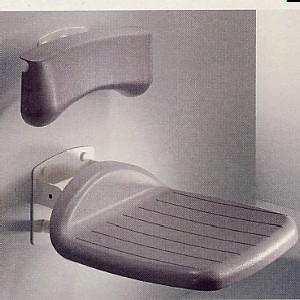 Image Produit Siège de douche rabattable Rehab + support dorsal